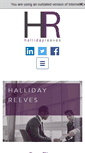 Mobile Screenshot of hallidayreeves.com